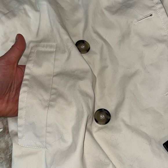 ba&sh Ivory Belted Long Trench Coat - Picture 5 of 5